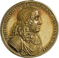Medaille Herzog Friedrich August von Württemberg-Neuenstadt auf den Regierungsantritt, 1683