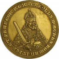 „Judenmedaille“ auf Karl den Großen, frühes 17. Jahrhundert