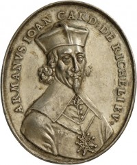 Gedenkmedaille Sebastian Dadlers auf den Tod Kardinal Richelieus, 1642