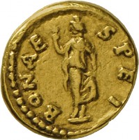 Aureus des Pescennius Niger mit Darstellung der Spes