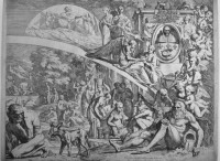 Pietro Testa: Die Allegorie des Friedens porträtiert Papst Innozenz X.