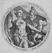 Hendrik Goltzius: Judith mit dem Haupt des Holofernes