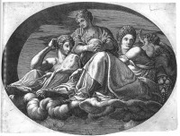 Giorgio Ghisi: Ceres mit zwei Göttinnen