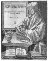 Albrecht Dürer: Bildnis Erasmus von Rotterdam