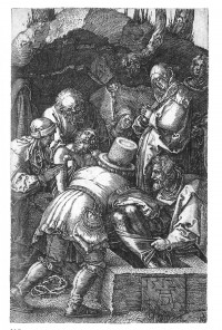 Albrecht Dürer: Kupferstich-Passion – Die Grablegung