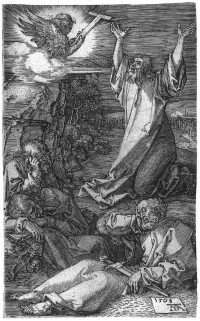 Albrecht Dürer: Kupferstich-Passion – Christus am Ölberg