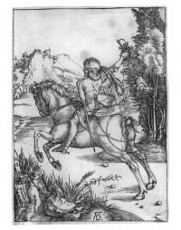 Albrecht Dürer: Galoppierender Reiter (Der kleine Kurier)