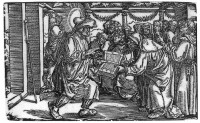 Petrarca-Meister: Jacobus Major überbringt ein heiliges Buch