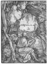Albrecht Dürer: Hieronymus in der Felsgrotte