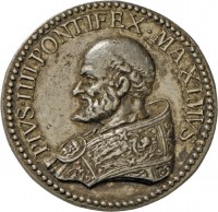 Medaille auf Papst Pius IV., 1559-65