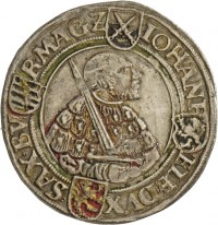 Taler von Johann Friedrich I. von Sachsen und Moritz von Sachsen, 1544