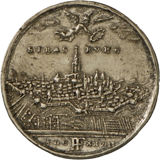 Medaille der Reichsstadt Straßburg, 1628 [Quelle: Landesmuseum Württemberg] 