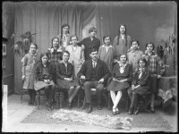 Schulklasse mit Lehrer Otto Becker 1929