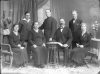 Familienbild Breunig aus Anlass der Primiz von August Breunig