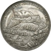 Medaille von Martin Brunner auf die Einnahme der bayerischen Festung Rothenberg, 1703